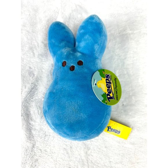 **** NWT **** SUPER FUN PEEPS PLUSH BLUE BUNNY Express Your Peepsonality - Picture 1 of 4